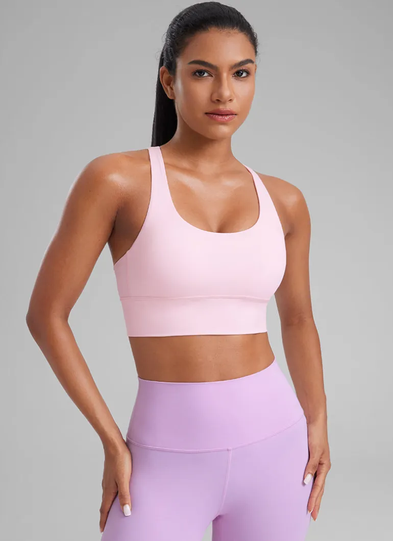Nakedfeel Longline Criss Cross Back Bra