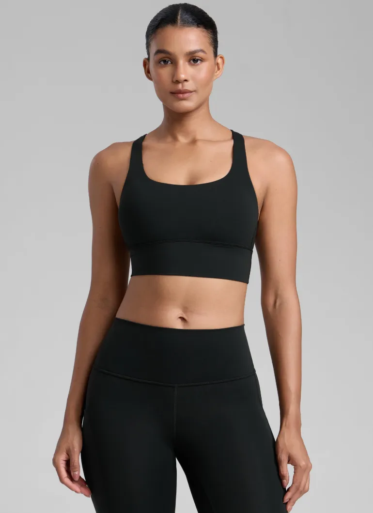 Nakedfeel Longline Criss Cross Back Bra