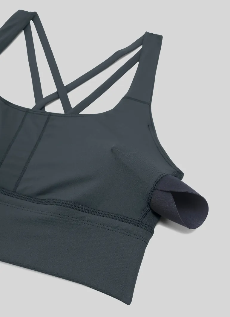 Nakedfeel Longline Criss Cross Back Bra