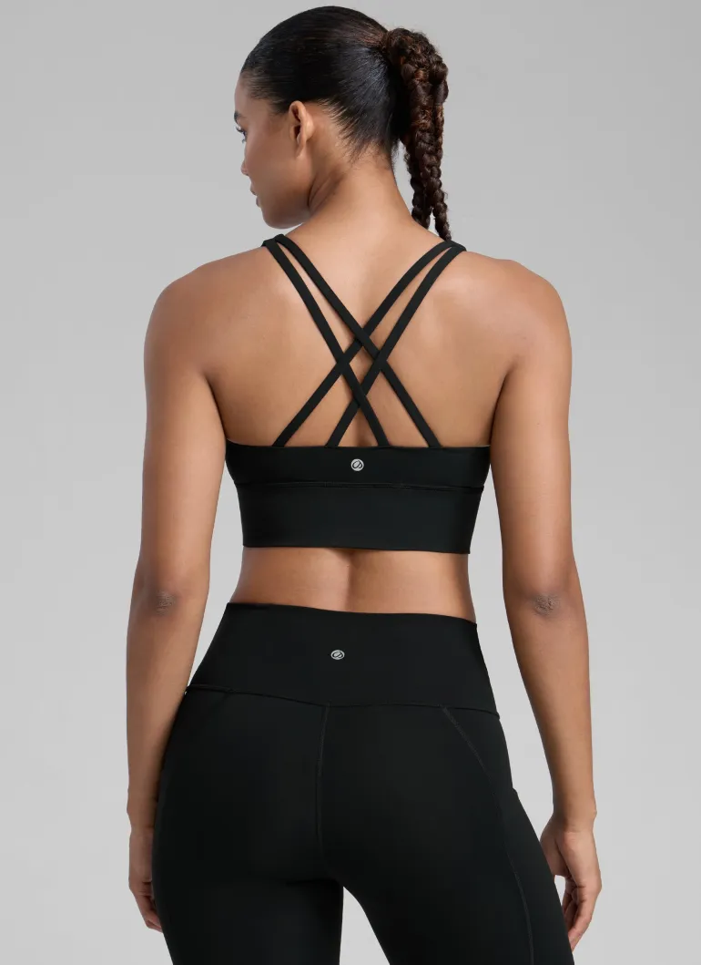 Nakedfeel Longline Criss Cross Back Bra