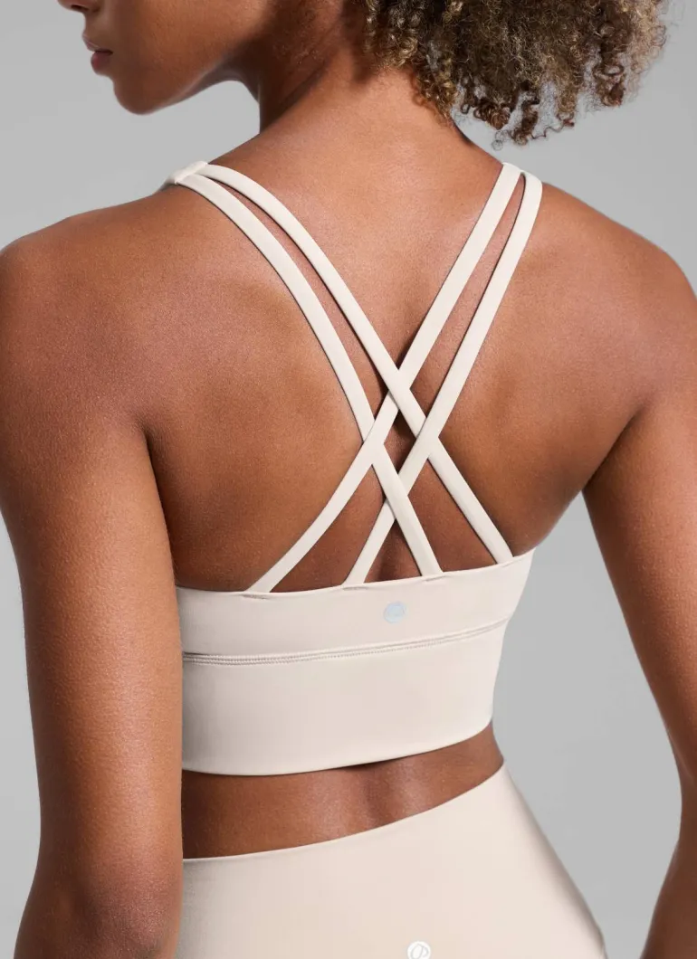 Nakedfeel Longline Criss Cross Back Bra