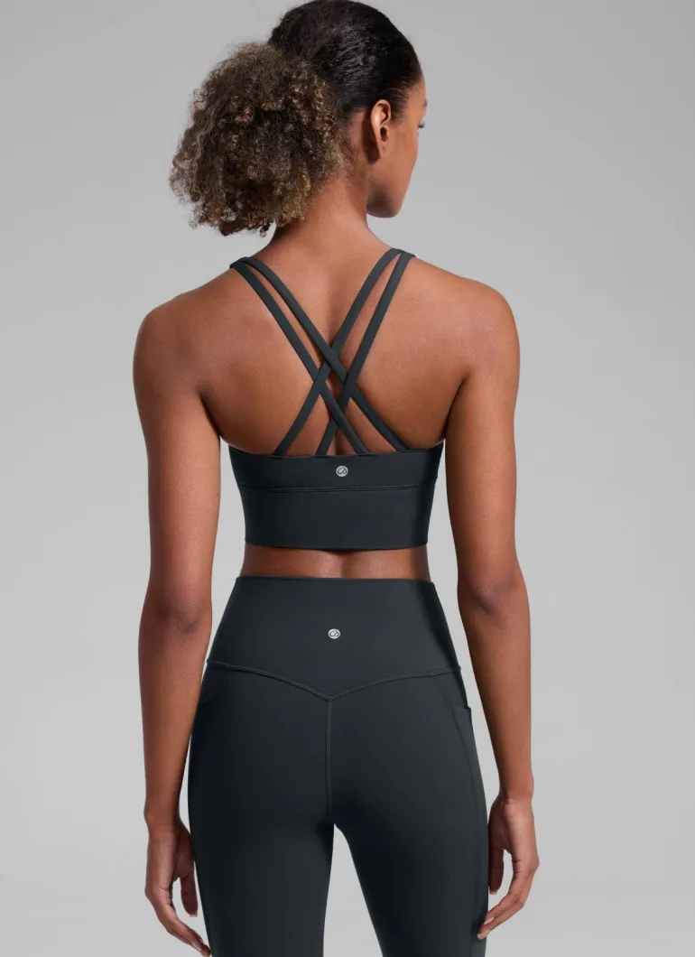 Nakedfeel Longline Criss Cross Back Bra