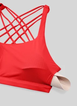 Nakedfeel Low Cut Strappy Bra (8 Straps)