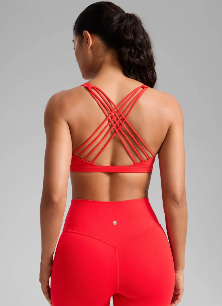 Nakedfeel Low Cut Strappy Bra (8 Straps)