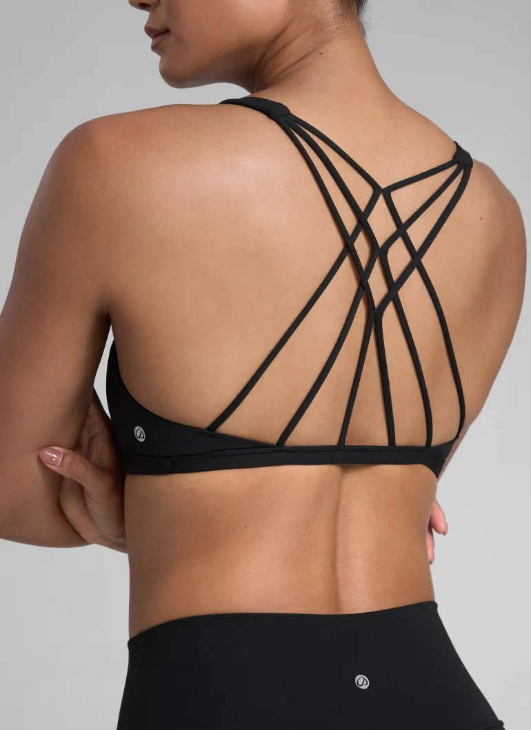 Nakedfeel Low Cut Strappy Bra (6 Straps)