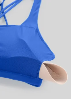 Nakedfeel Low Cut Strappy Bra (6 Straps)