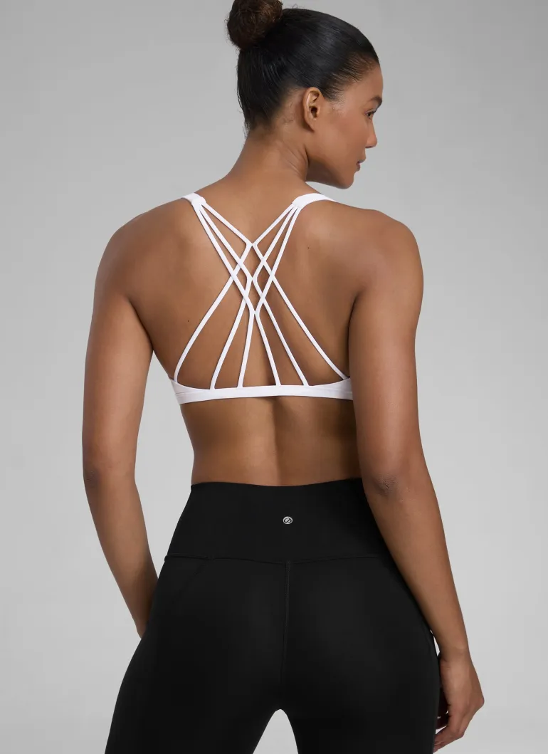 Nakedfeel Low Cut Strappy Bra (6 Straps)