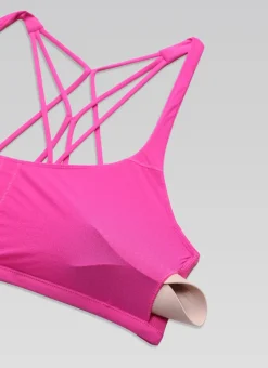 Nakedfeel Low Cut Strappy Bra (6 Straps)