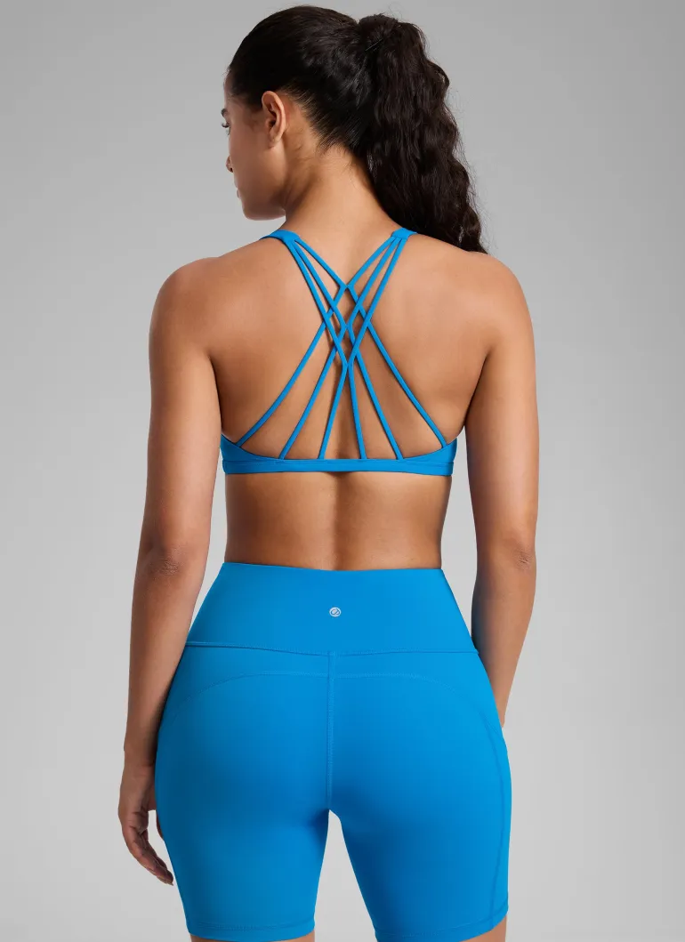 Nakedfeel Low Cut Strappy Bra (6 Straps)