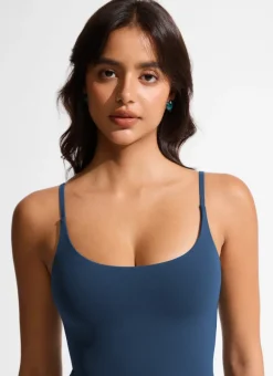 Nexfeel Scoop Neck One Piece Swimsuit