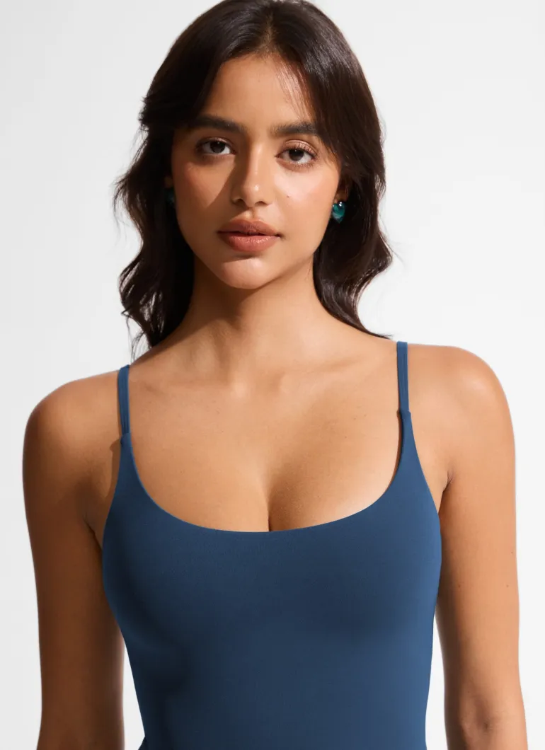 Nexfeel Scoop Neck One Piece Swimsuit