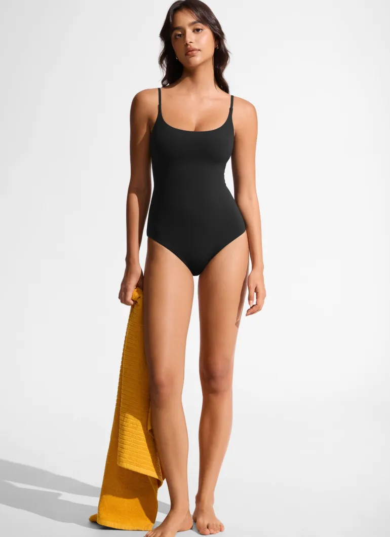 Nexfeel Scoop Neck One Piece Swimsuit