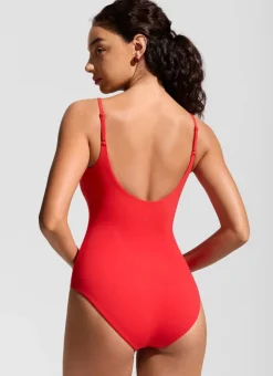 Nexfeel Scoop Neck One Piece Swimsuit