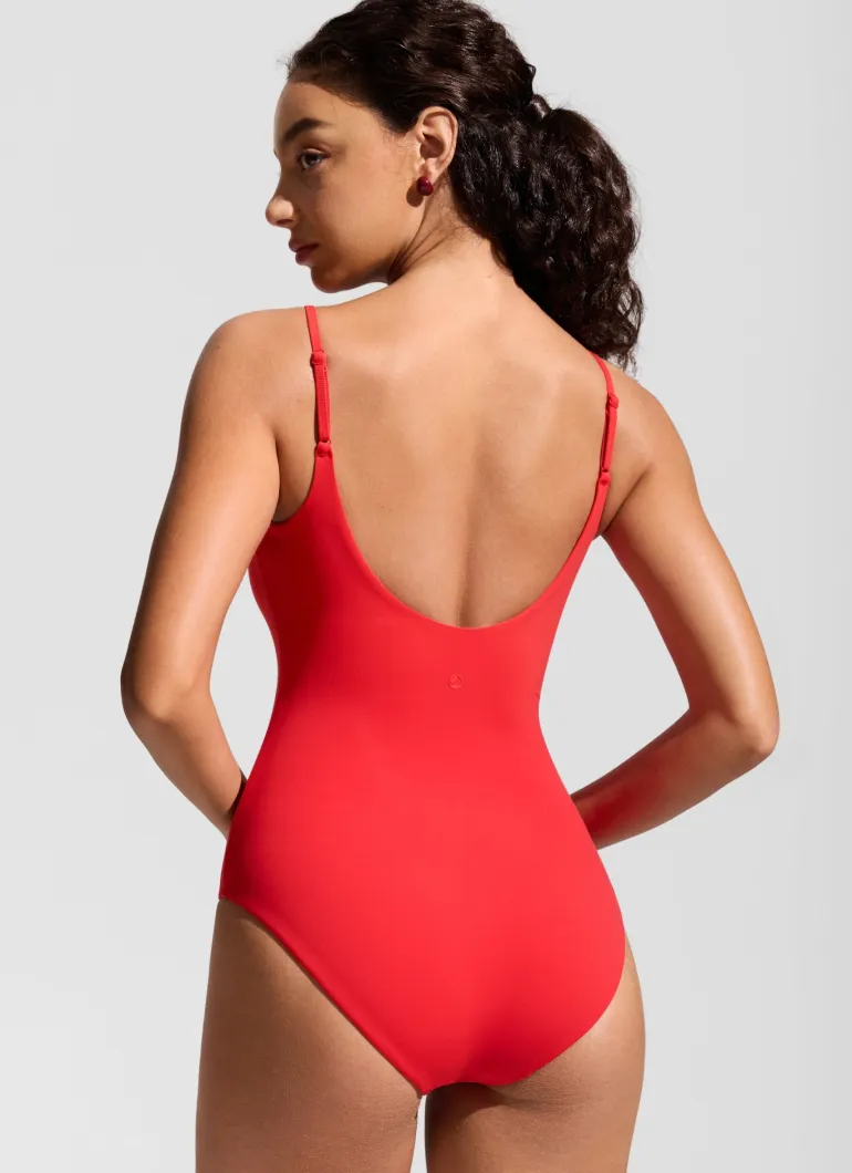 Nexfeel Scoop Neck One Piece Swimsuit