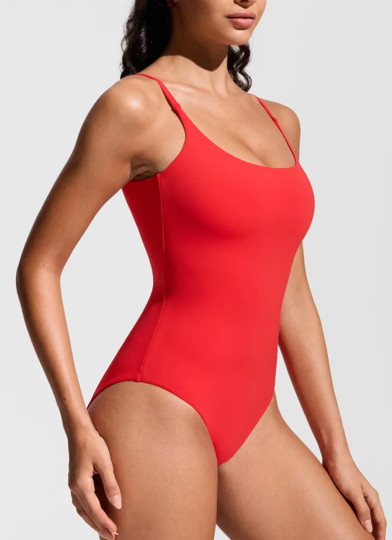 Nexfeel Scoop Neck One Piece Swimsuit