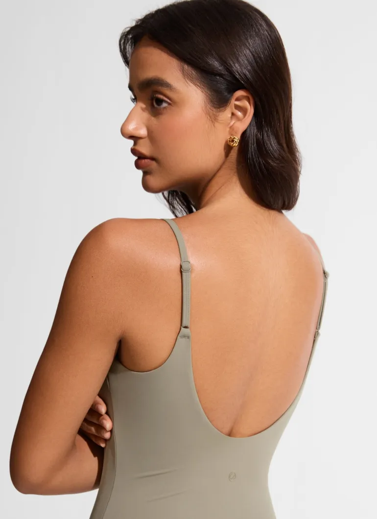Nexfeel Scoop Neck One Piece Swimsuit