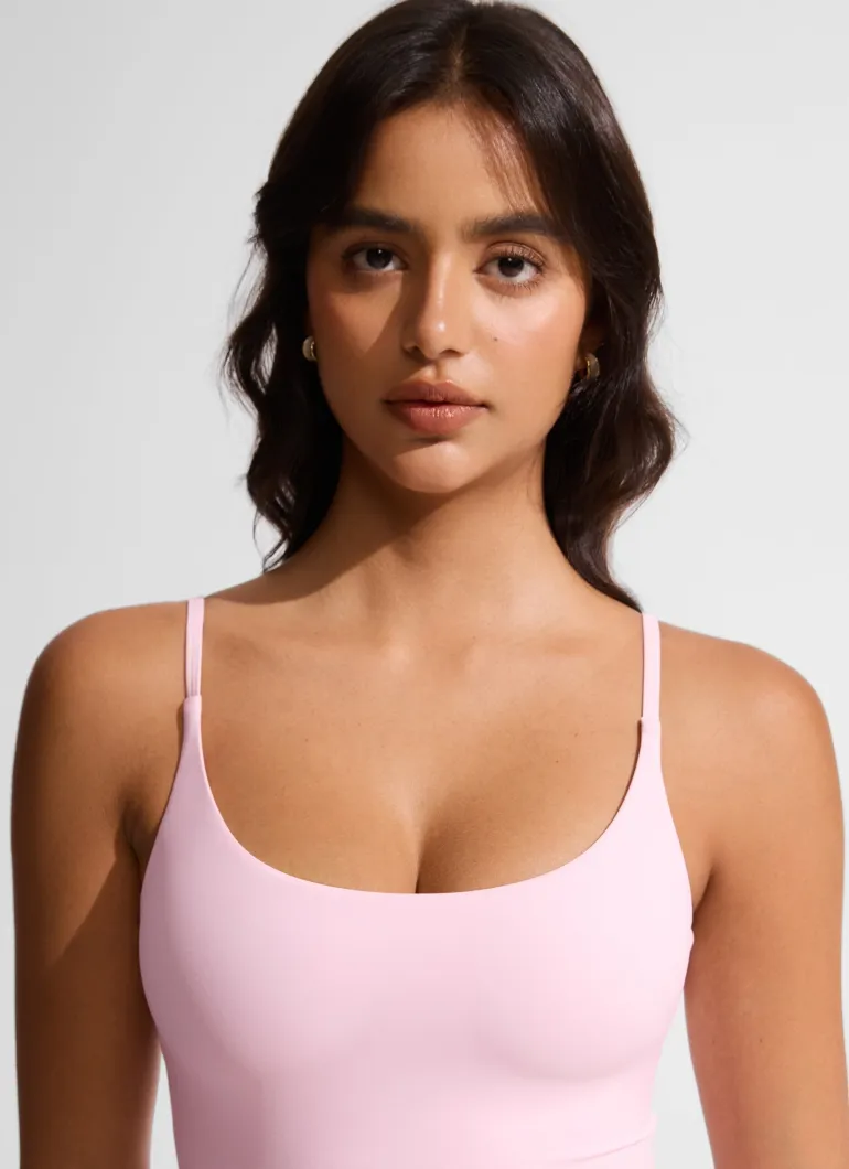 Nexfeel Scoop Neck One Piece Swimsuit