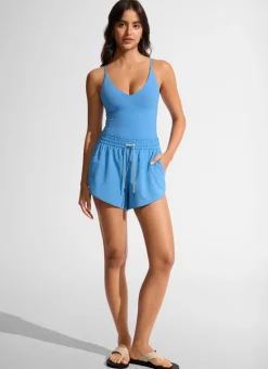 Nexfeel V Neck One Piece Swimsuit