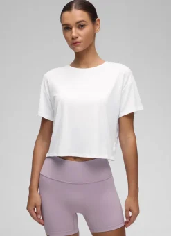 Open Back Cropped Short Sleeve