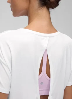 Open Back Cropped Short Sleeve
