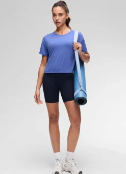 Open Back Cropped Short Sleeve