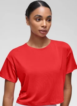 Open Back Cropped Short Sleeve