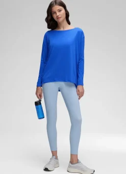 Pima Cotton Boat Neck Long Sleeve