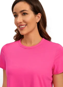 Pima Cotton Classic-Fit Cropped Short Sleeve