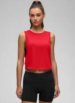 Pima Cotton Crop Deep Armhole Tank