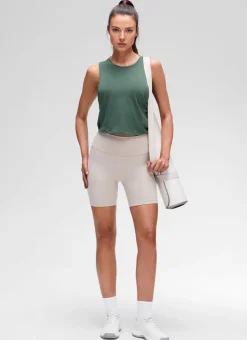Pima Cotton Crop Deep Armhole Tank