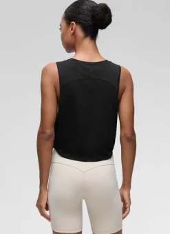 Pima Cotton Crop Deep Armhole Tank