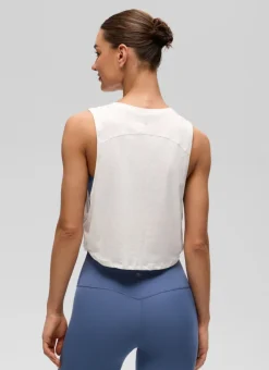 Pima Cotton Crop Deep Armhole Tank