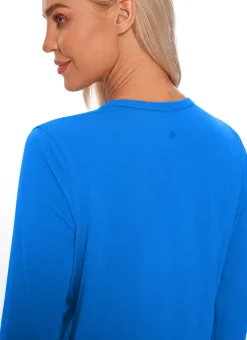 Pima Cotton Cropped Classic Fit Long Sleeve