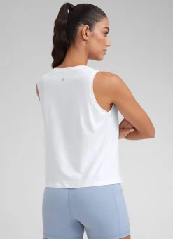 Pima Cotton Crop Round Neck Tank