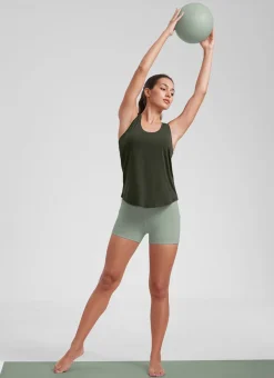 Pima Cotton Hip Length Racerback Tank