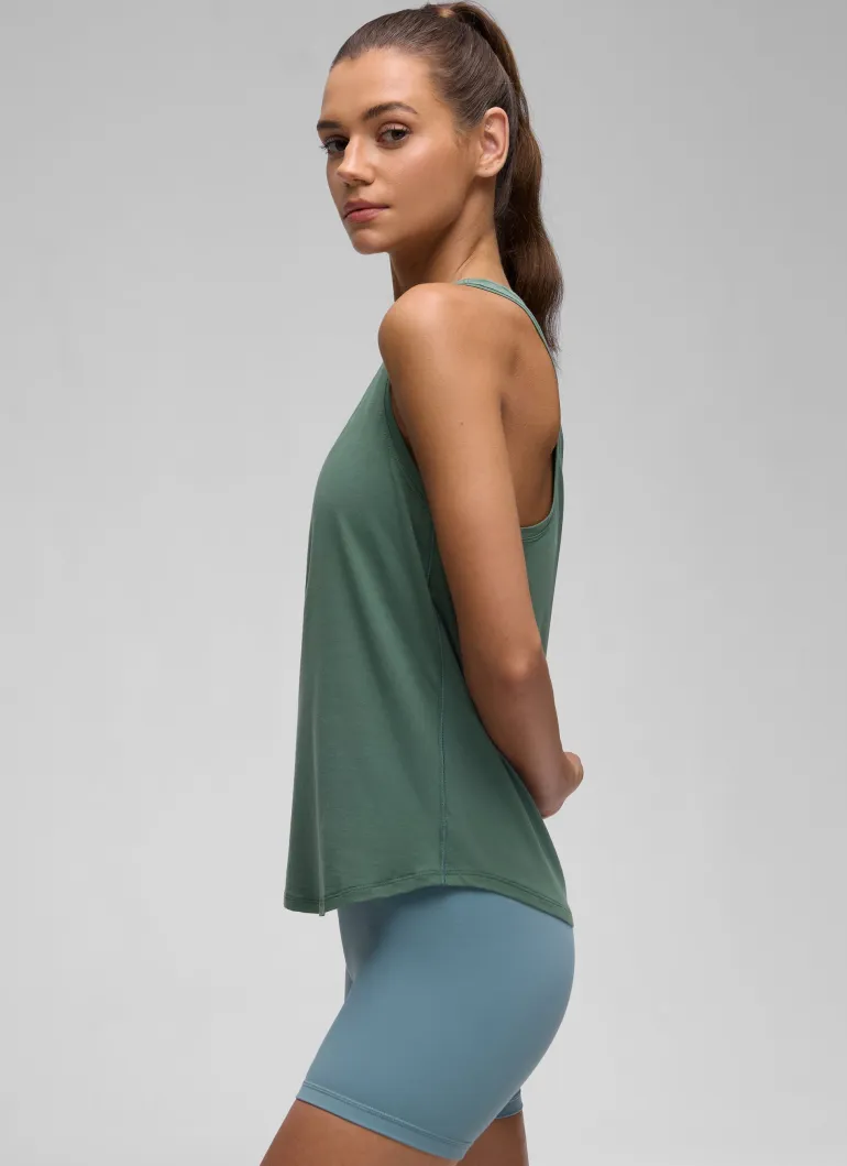 Pima Cotton Hip Length Racerback Tank