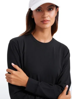 Pima Cotton Loose Fit Long Sleeve
