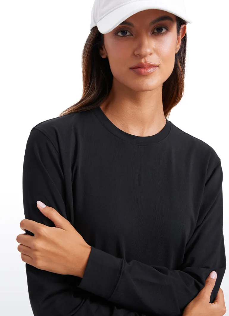 Pima Cotton Loose Fit Long Sleeve