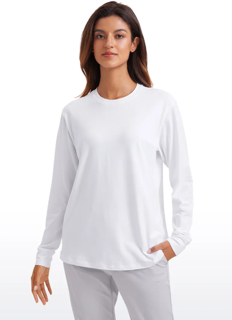 Pima Cotton Loose Fit Long Sleeve