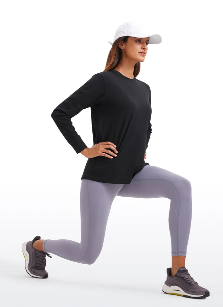 Pima Cotton Loose Fit Long Sleeve