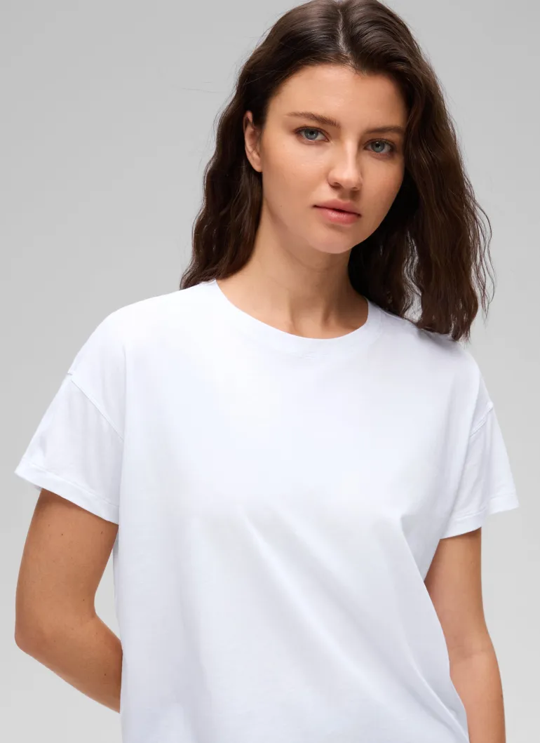 Pima Cotton Loose Fit Short Sleeve