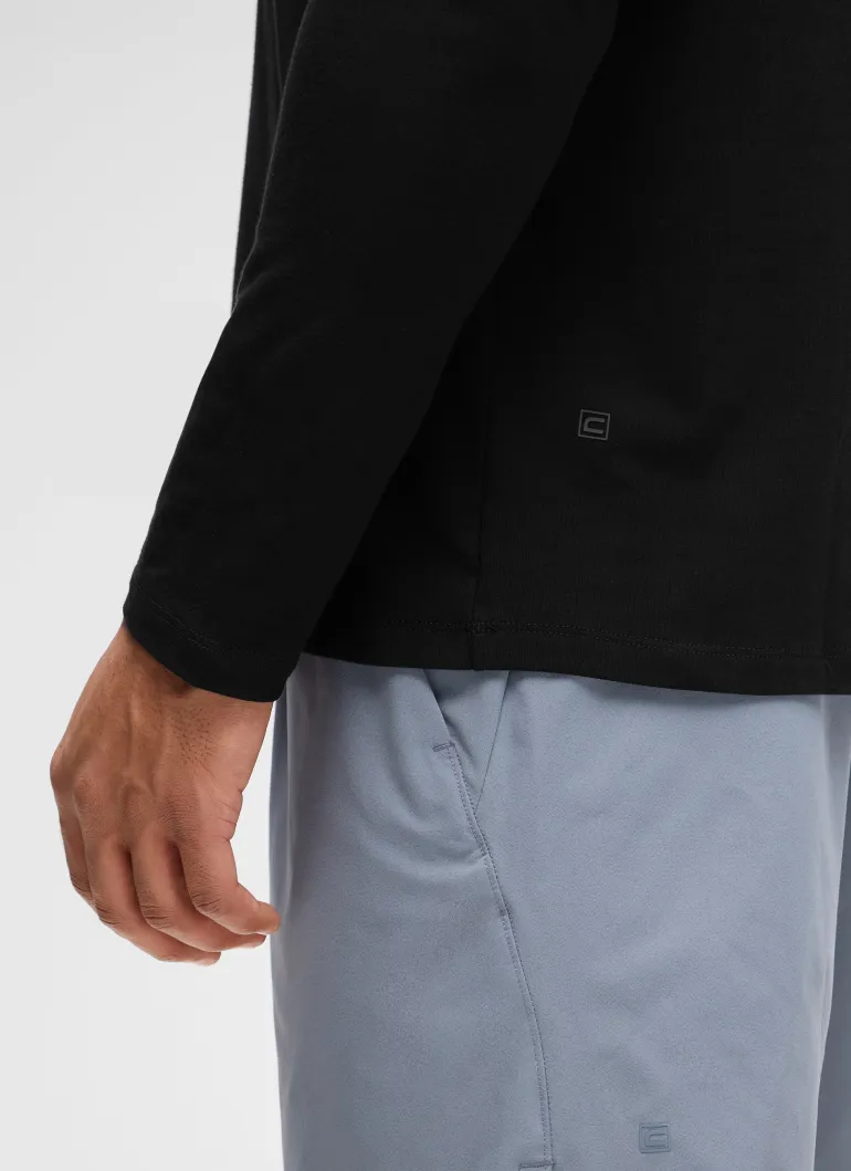 Pima Cotton Pro Long Sleeves Round Neck