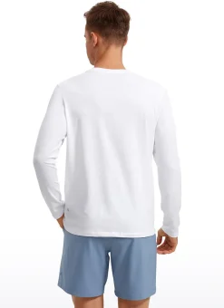 Pima Cotton Pro Long Sleeves Round Neck