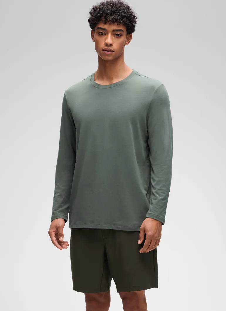 Pima Cotton Pro Long Sleeves Round Neck