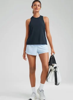 Pima Cotton Racerback High Neck Tank