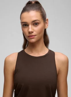 Pima Cotton Racerback Ruched Side Tank