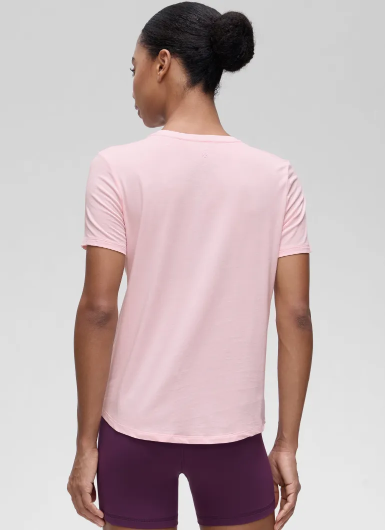 Pima Cotton Round Neck Short Sleeve