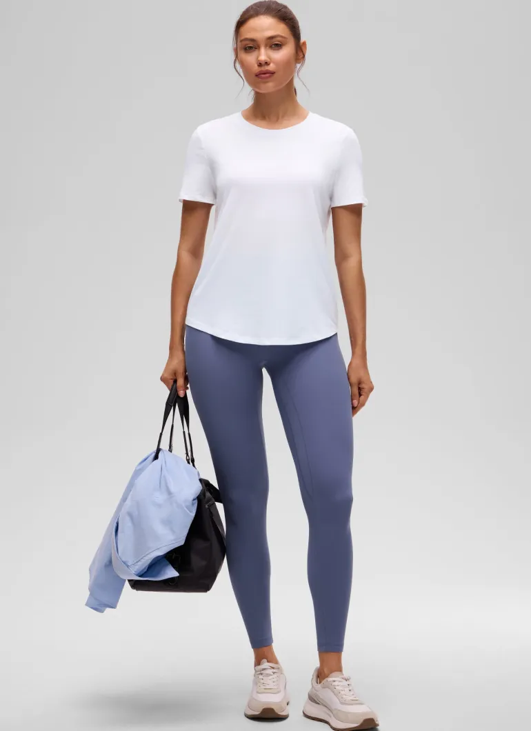 Pima Cotton Round Neck Short Sleeve