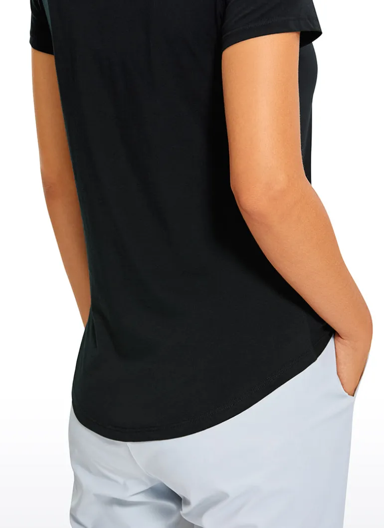 Pima Cotton Short Sleeve