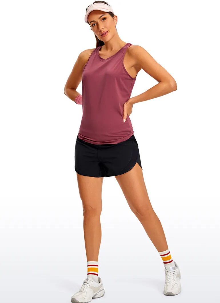 Pima Cotton Split Open Back Tank